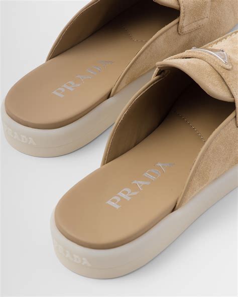 prada mule clear band|prada ecru mules.